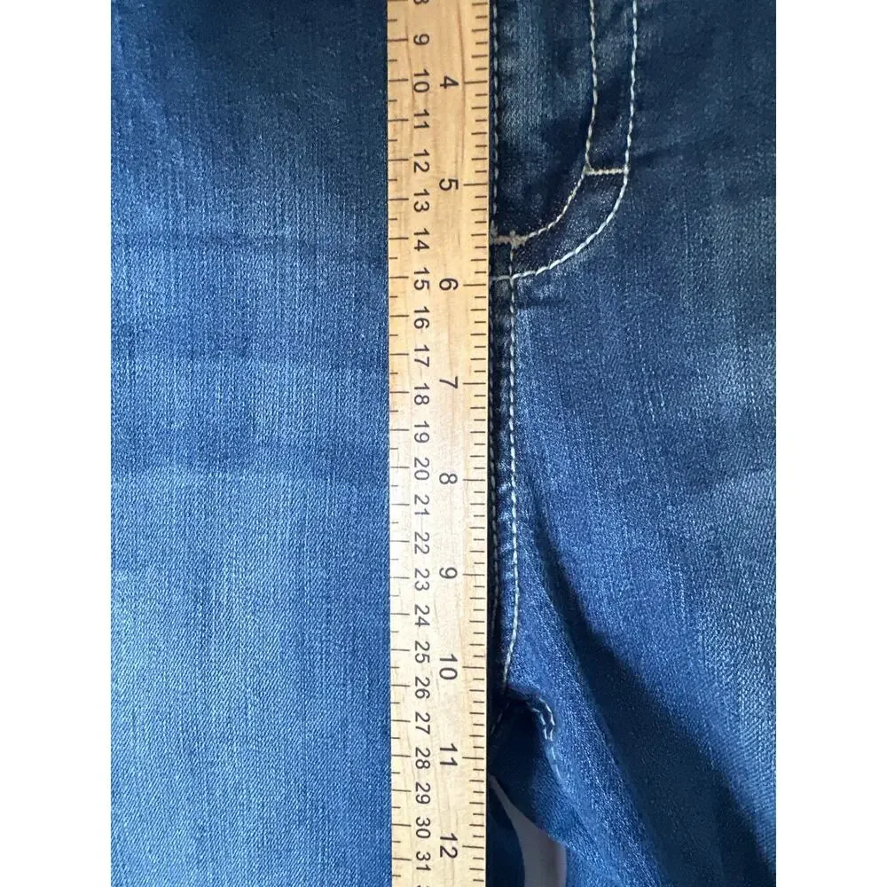 Maurices 🌿 Women’s Size 20 Long Jeans Medium Wash Stretch Denim - Picture 5 of 11